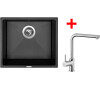 Sinks FRAME 457 Metalblack+ELKA