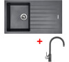 Sinks PERFECTO 860 Titanium+VITALIA GR