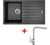 Sinks PERFECTO 860 Metalblack+ELKA