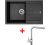 Sinks AMANDA 780 Metalblack+ELKA