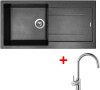 Sinks AMANDA 990 Metalblack+VITALIA
