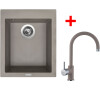 Sinks CUBE 410 Truffle+VITALIA GR