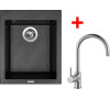 Sinks CUBE 410 Metalblack+VITALIA