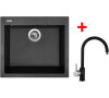 Sinks CUBE 560 Granblack+VITALIA GR