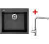 Sinks CUBE 560 Metalblack+ELKA