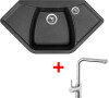 Sinks NAIKY 980 Metalblack+ELKA