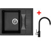 Sinks CRYSTAL 615 Granblack+VITALIA GR