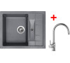 Sinks CRYSTAL 615 Titanium+VITALIA