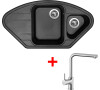 Sinks LOTUS 960.1 Metalblack+ELKA