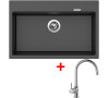 Sinks MAXIMO 780 Metalblack+VITALIA