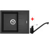 Sinks LINEA 600 N Metalblack+PRONTO GR
