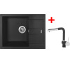 Sinks AMANDA 650 Metalblack+MIX 3 P GR