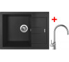 Sinks AMANDA 650 Metalblack+VITALIA