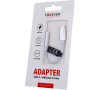 Audio adaptér Forever z USB-C na Jack 3,5mm bílý CPA