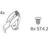 Příslušenství k LED panelu - sada pro instalaci do sádrokartonu Ledko L/06005