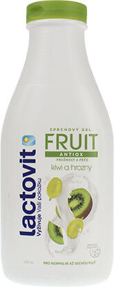 Lactovit Fruit Antiox kiwi a hrozny antioxidační sprchový gel 500 ml