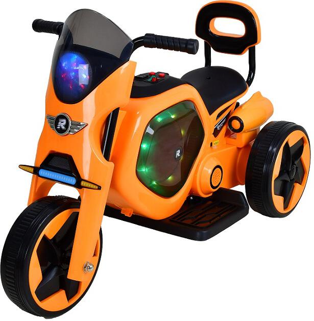 Elektrická dětská trojkolka RACCEWAY®, oranžová