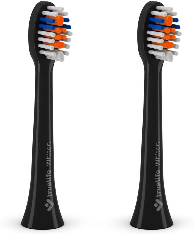 Náhradní hlavice TrueLife SonicBrush Compact heads Whiten, 2 ks, černá