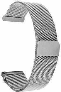 Tactical 699 Loop Magnetický Kovový Řemínek 22mm Silver