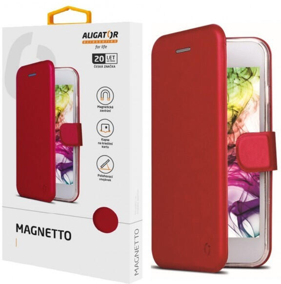 Pouzdro ALIGATOR Magnetto iPhone 12/12 Pro, Red