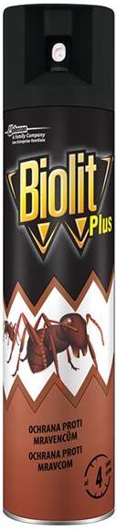 BIOLIT PLUS sprej proti mravencům 400ml