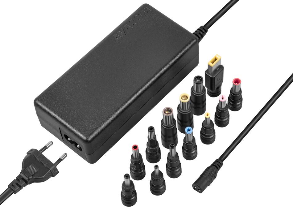 AVACOM QuickTIP 90W - univerzální adaptér pro notebooky + 13 konektorů (ADAC-UNV-A90W)