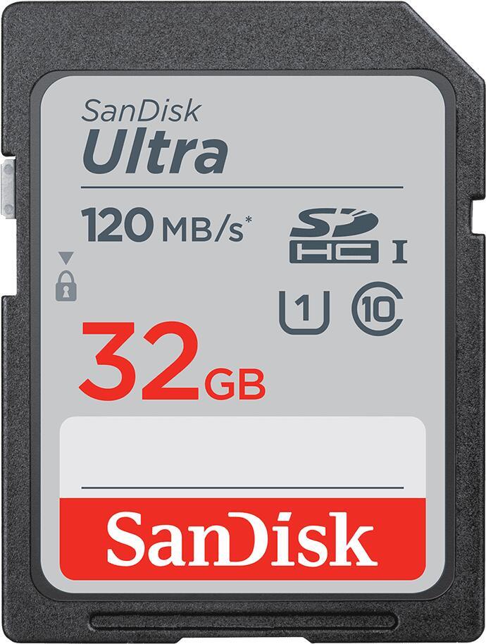 Sandisk sanDisk Ultra SDHC 32GB 120MB/s Class10 UHS-I (SDSDUN4-032G-GN6IN)