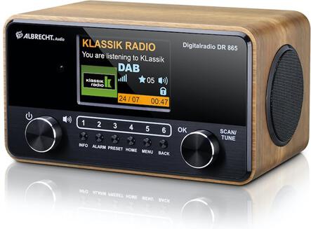 Radiopřijímač Albrecht DR 865