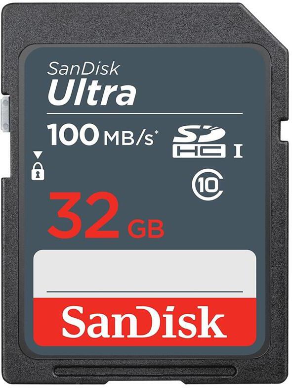 Paměťová karta SANDISK Ultra 32GB SDHC