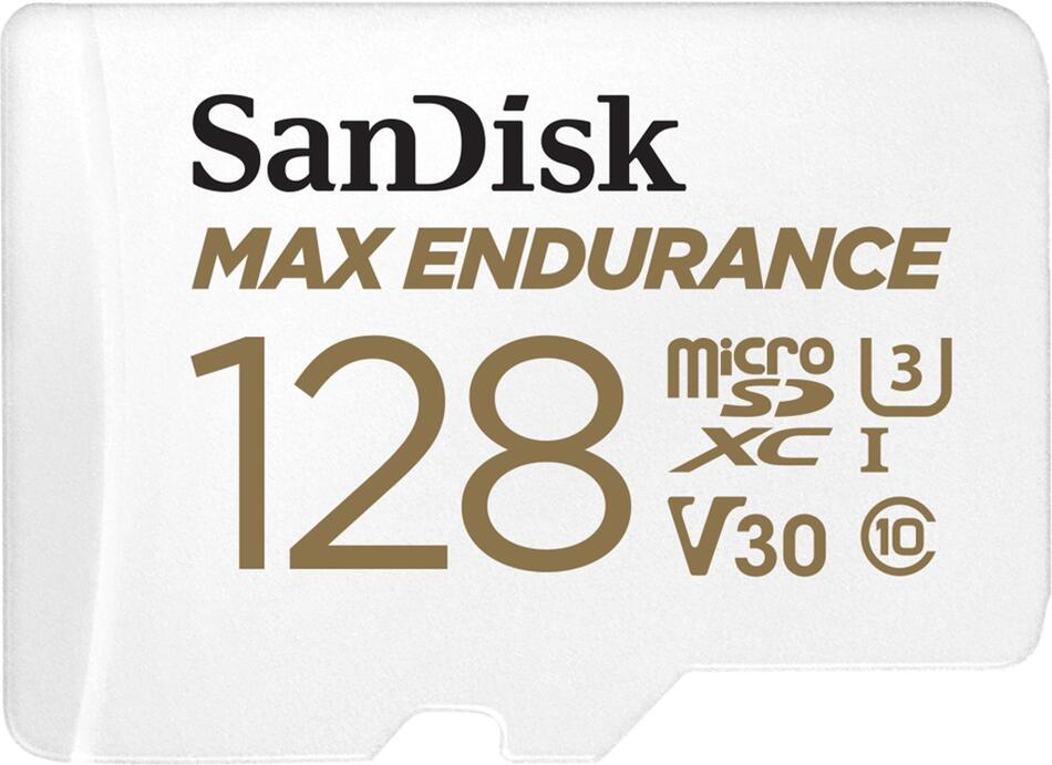 SanDisk MAX ENDURANCE microSDXC Card s adaptérem 128GB