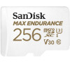 SanDisk MAX ENDURANCE microSDXCCard s adaptérem 256GB