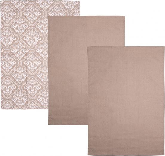 Kuchyňská utěrka Orion Beige 70 x 50 cm, 3 ks