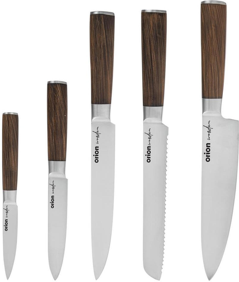 Sada kuchyňských nožů Orion Wooden, 5 ks