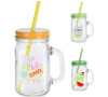Sklenice STRAW víč.+brč. 0,45 l ASS