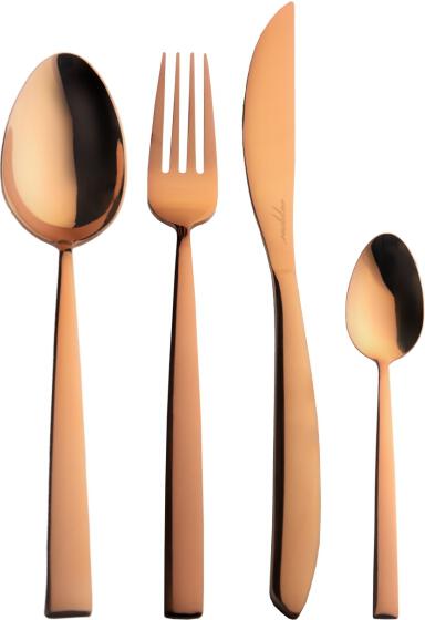 Jídelní příbory Copper 24 dílů Orion
