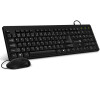 CONNECT IT Combo drátová černá klávesnice + myš, CZ + SK layout (CKM-4000-CS)