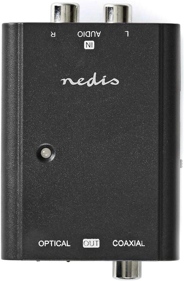 Převodník 2x Cinch/Toslink NEDIS ACON2508BK