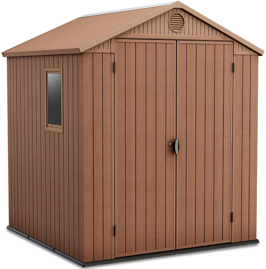 Zahradní domek Keter Darwin 6 x 6 hnědý, s podlahou