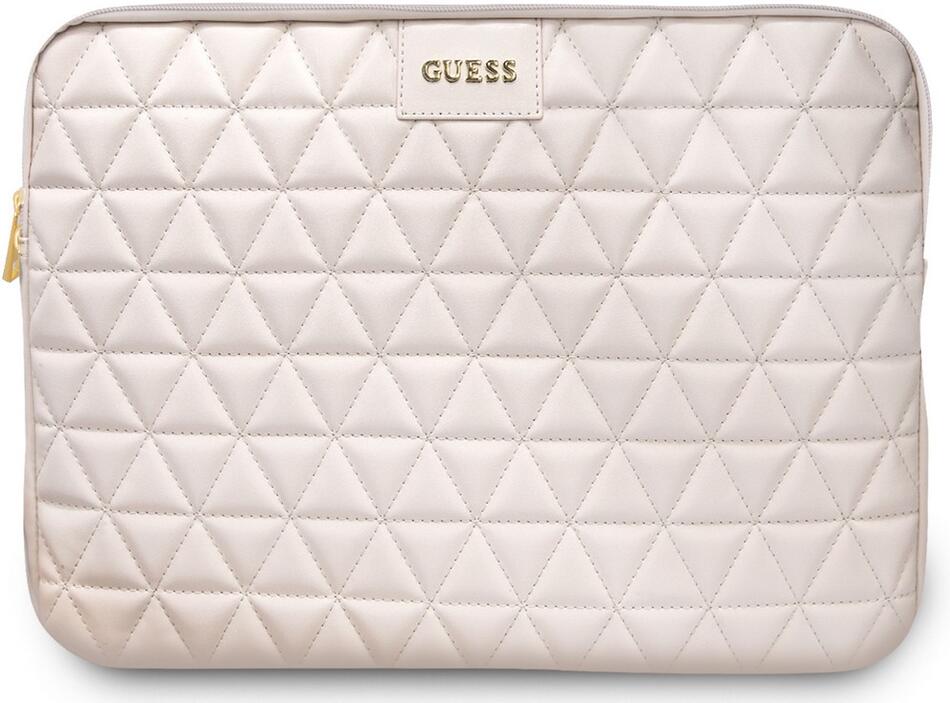 Guess Guess Quilted Computer Sleeve do velikosti 13",PNK