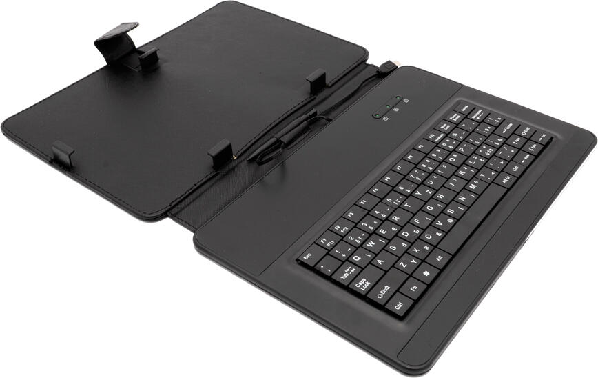 AIREN AiTab Leather Case 4 with USB Keyboard 10" BLACK (CZ/SK/DE/UK/US.. layout) (Leather Case 4 10B)