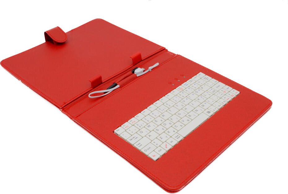 AIREN AiTab Leather Case 3 with USB Keyboard 9,7" RED (CZ/SK/DE/UK/US.. layout) (Leather Case 3 97R)