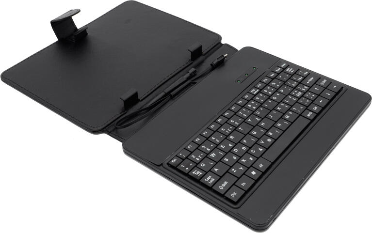 AIREN AiTab Leather Case 2 with USB Keyboard 8" BLACK (CZ/SK/DE/UK/US.. layout) (Leather Case 2 8B)