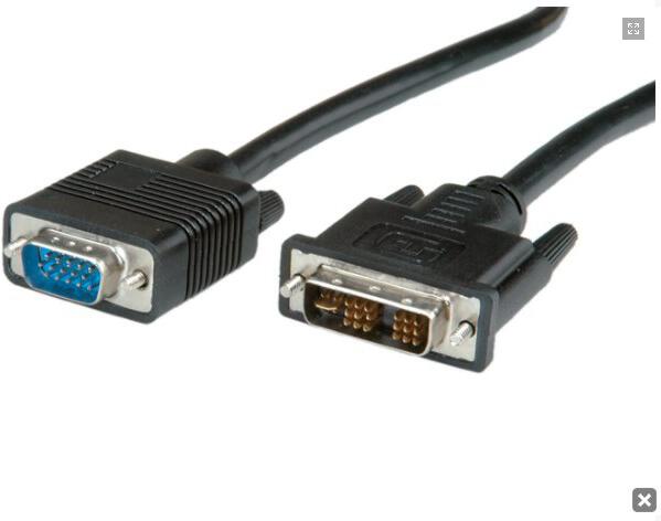 Kabel propojovací DVI-A(M) - MD15HD, 3m, černý