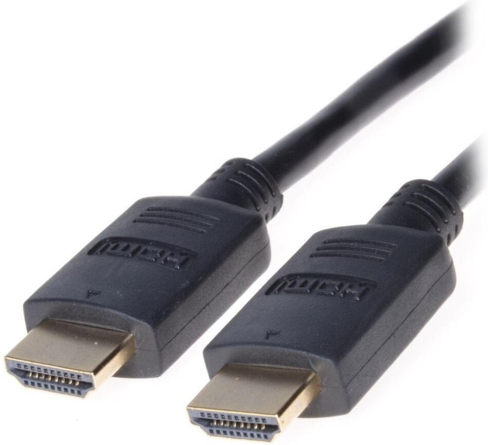 Kabel HDMI 2.0 High Speed + Ethernet, zlacené konektory, 10m