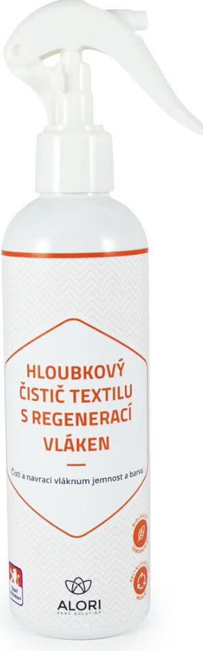 Nano hloubkový čistič textilu Alori s regenerací vláken, 250ml