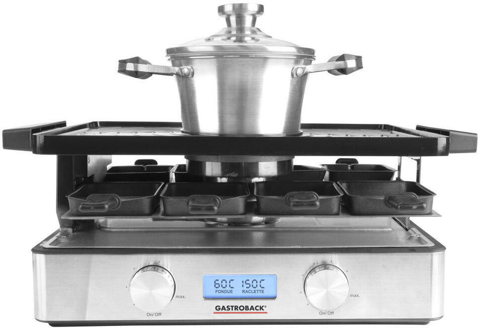 Raclette-Fondue gril Gastroback 42562