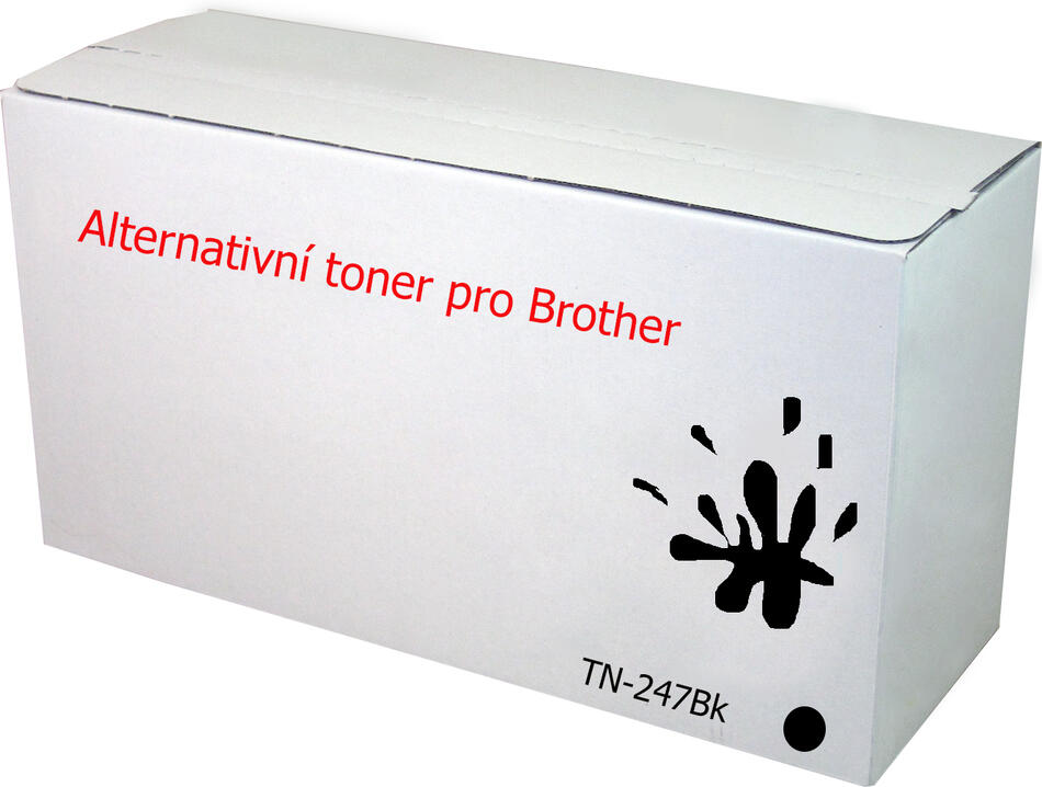 Toner TN-247BK (TN247Bk) Premium kompatibilní pro Brother, černý (3000 str.)