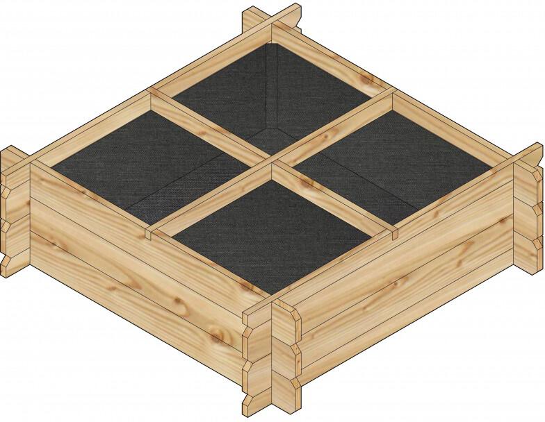Vyvýšený záhon LANITPLAST POTTING1 (S7279) LG2380