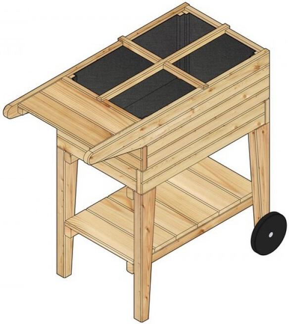Vyvýšený záhon / truhlík LANITPLAST STILT1 (S7290) LG2384
