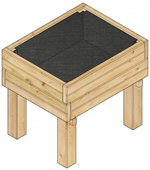 Vyvýšený záhon / truhlík LANITPLAST POTTING3 (S7291) LG2388